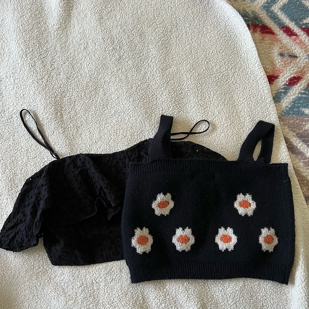 Summer black tank tops